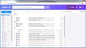 yahoo mail sign out