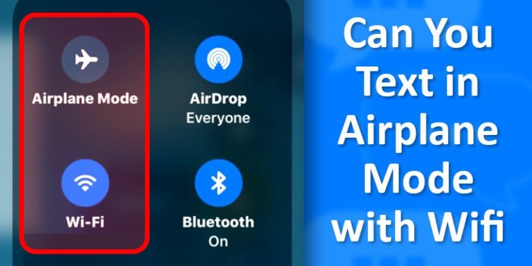 can you send sms in airplane mode