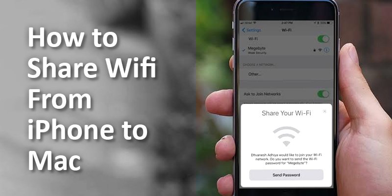 How to Share Wifi from iPhone to Mac