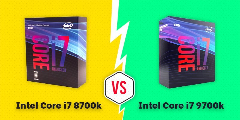 Intel Core i7 8700k vs i7 9700k