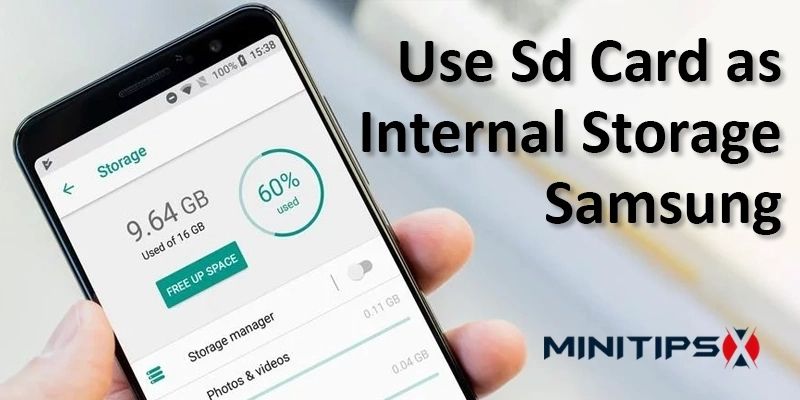 Use SD Card as Internal Storage Samsung