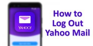 yahoo mail log out