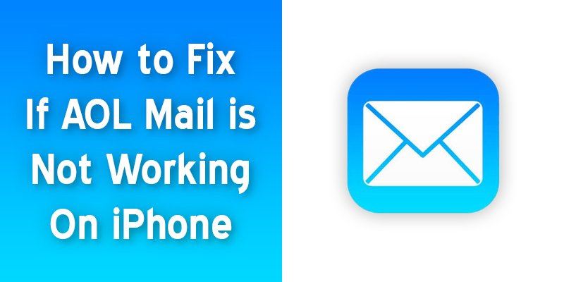 aol mail is not working on iphone